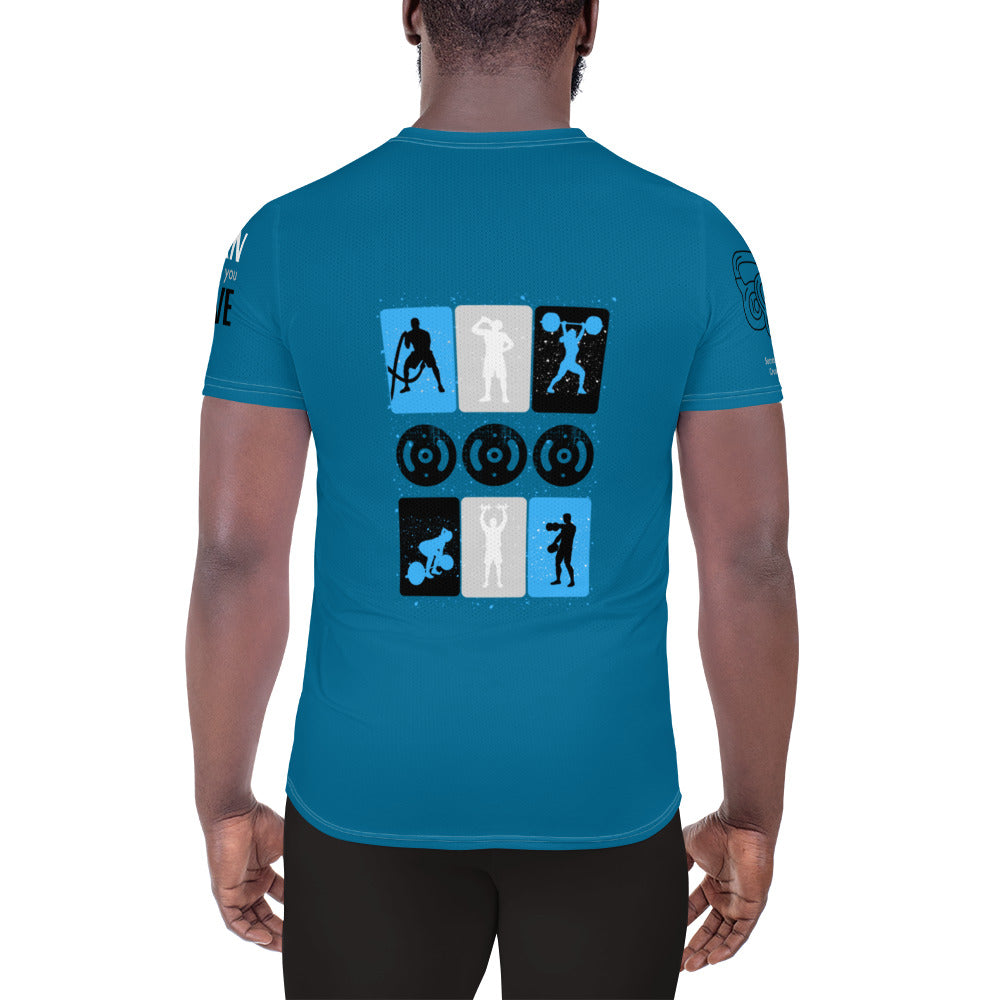 Gym Men's Cerulean Athletic T-shirt