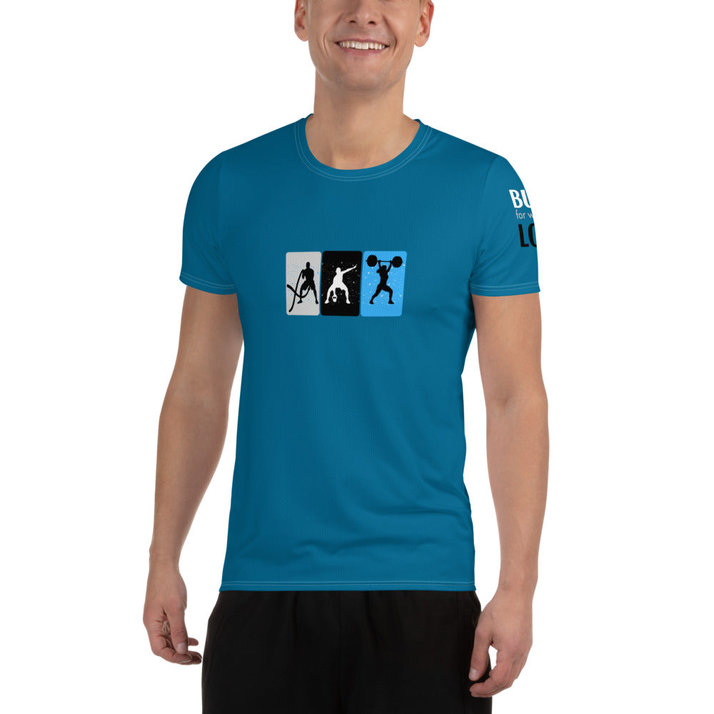 Gym Men's Cerulean Athletic T-shirt