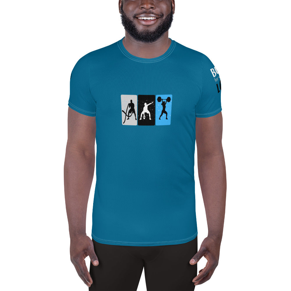 Gym Men's Cerulean Athletic T-shirt