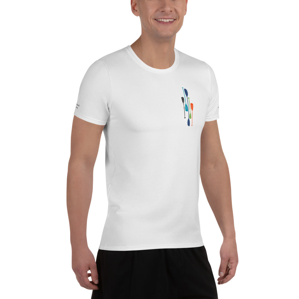 Paddles Men Active Shirt in White