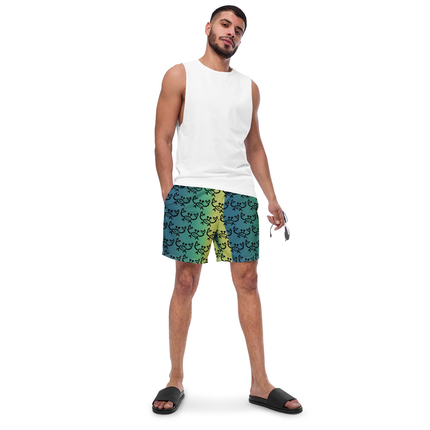 Crabby Mahi Men's swim trunks