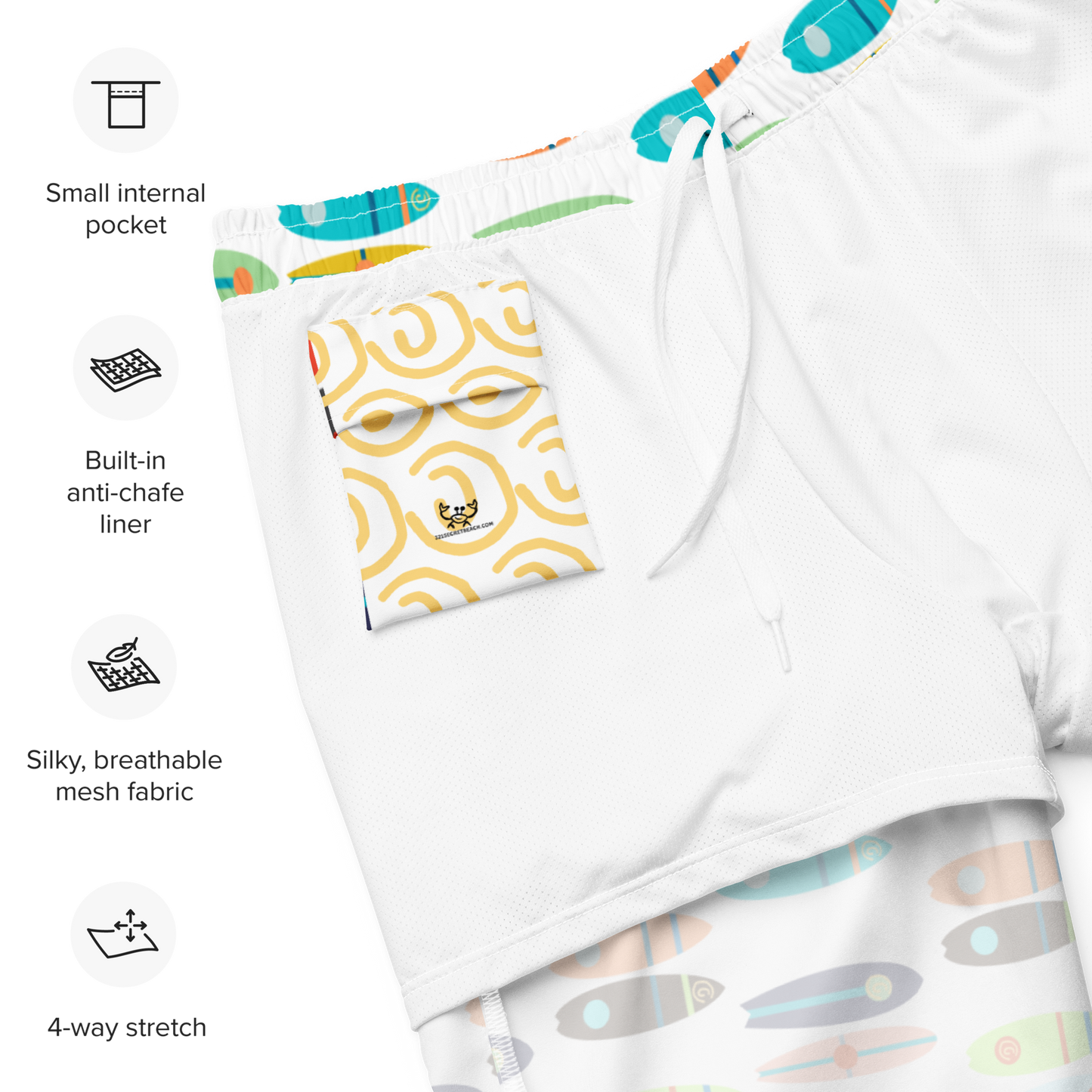 Boards Men's swim trunks