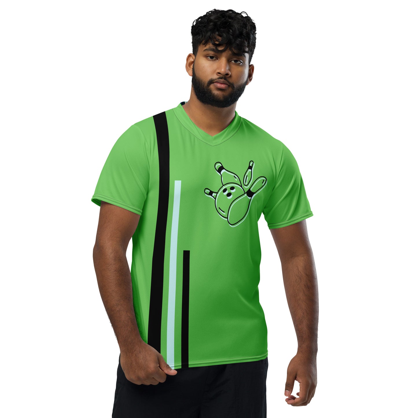 Bowling Unisex Sports Jersey Green