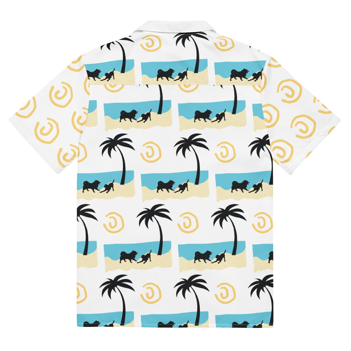 Beach Doggos Button Shirt Unisex