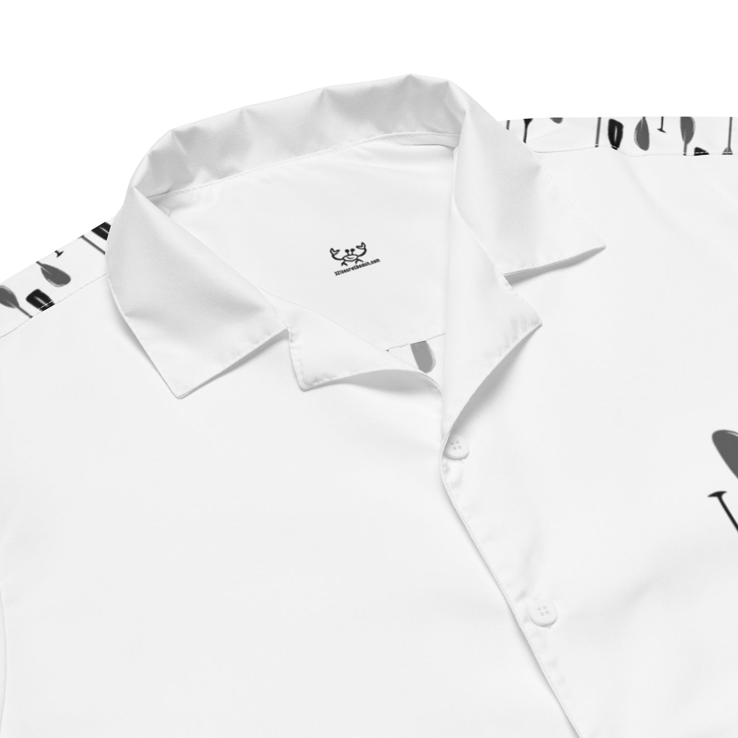 Paddle! Black-White Button Shirt