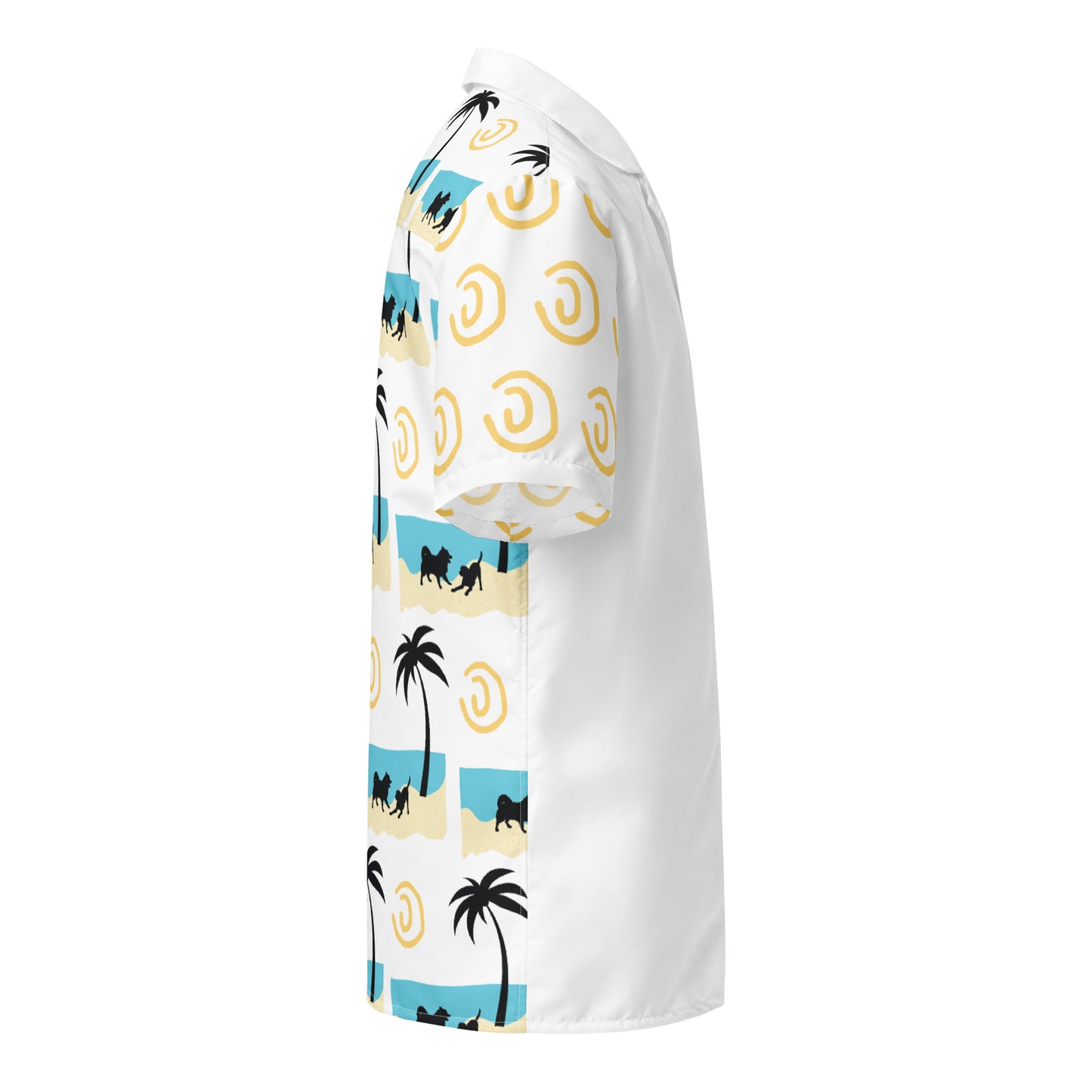 Beach Doggos Button Shirt Unisex