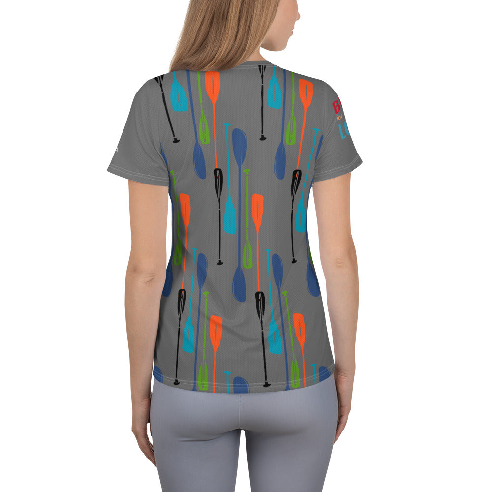 Paddles Women Active Shirt in Grey