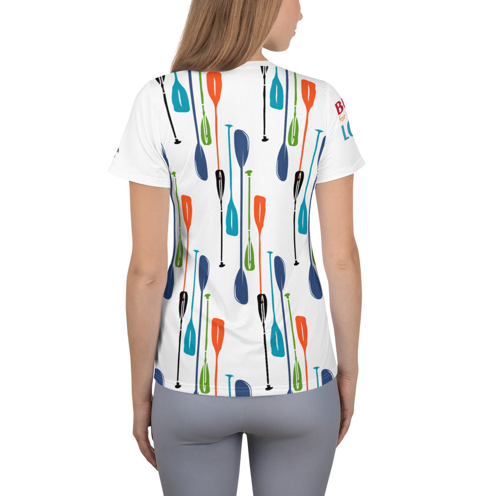 Paddles Women Active Shirt in White
