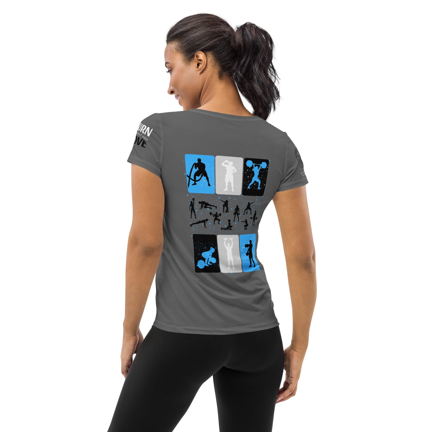 Gym Women's Dark Grey Athletic T-shirt