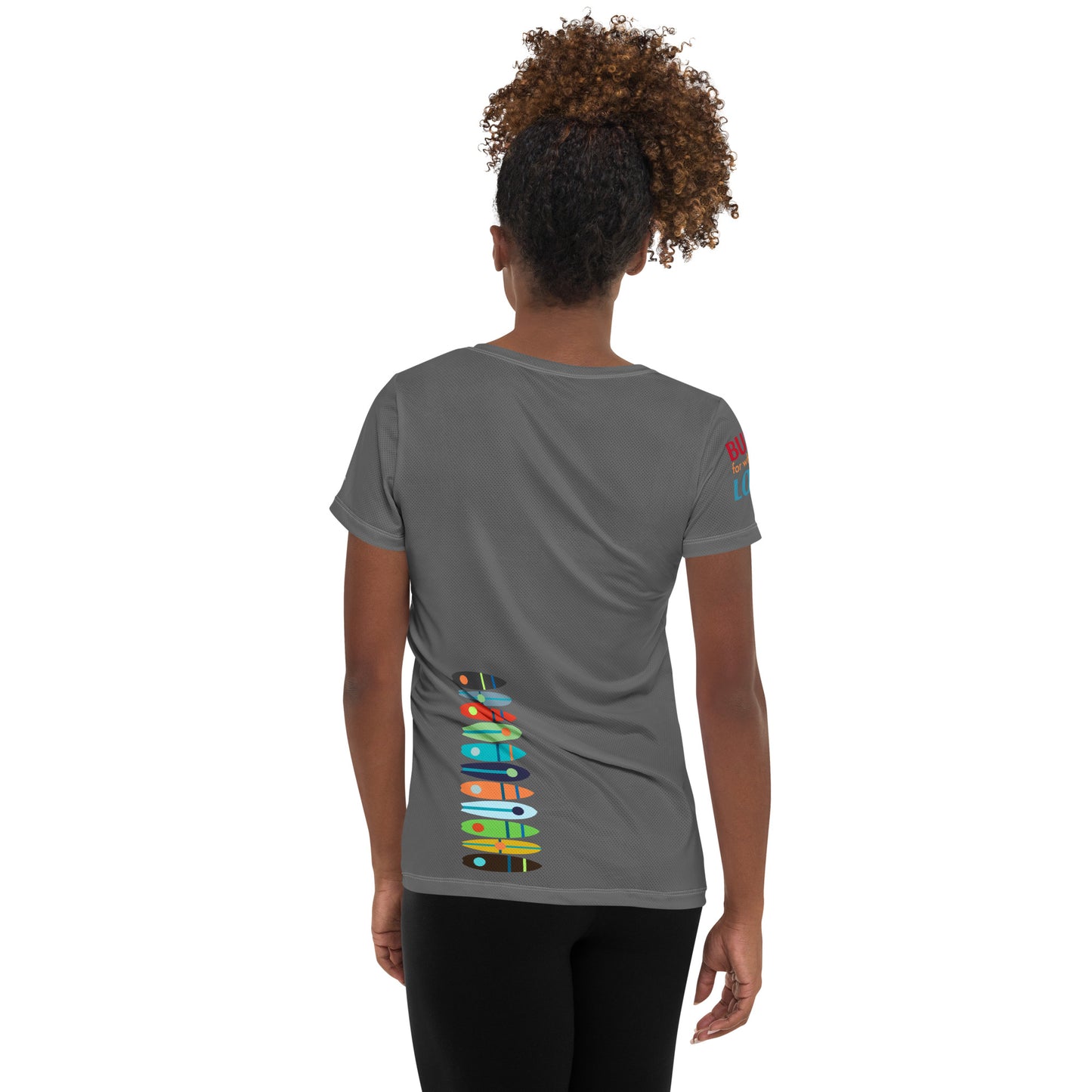 Boards Women's Athletic Grey T-shirt