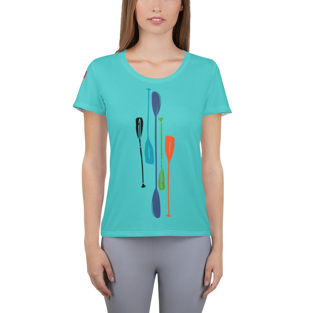 Paddles Women Active Shirt Hi-Viz Blue