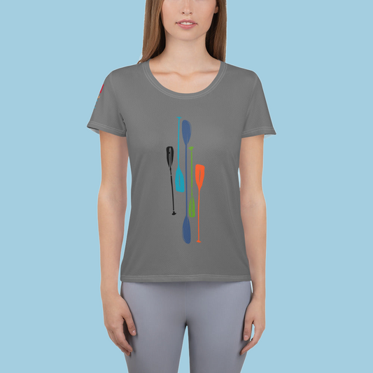 Paddles Women Active Shirt in Grey