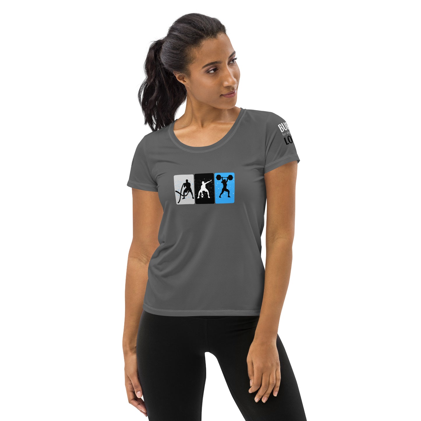 Gym Women's Dark Grey Athletic T-shirt