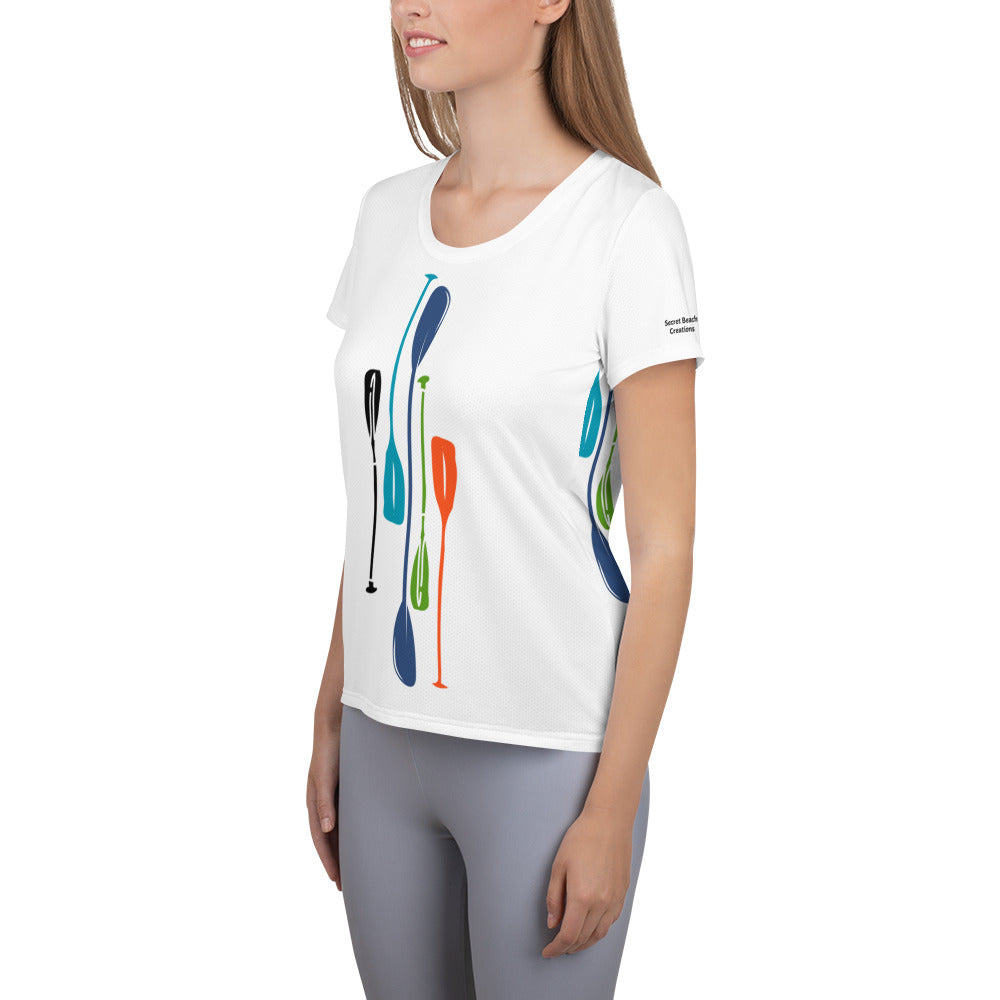 Paddles Women Active Shirt in White