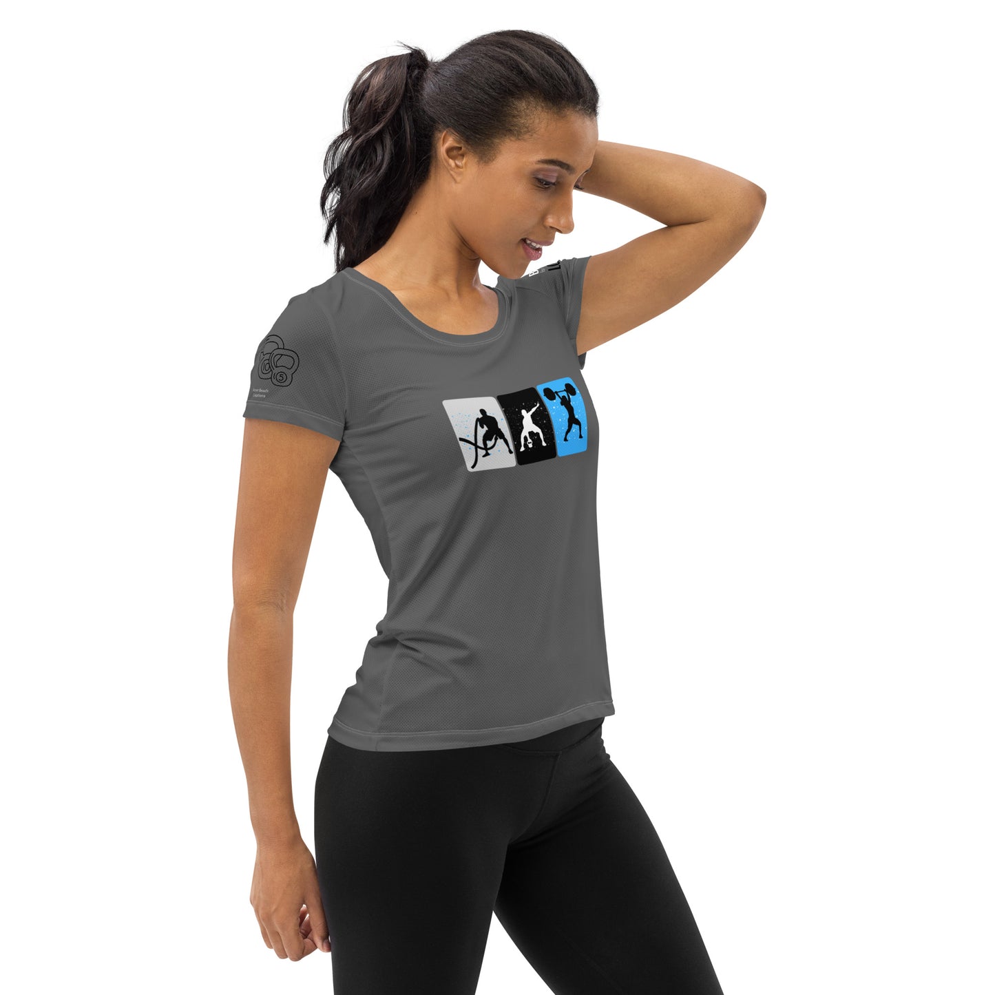 Gym Women's Dark Grey Athletic T-shirt