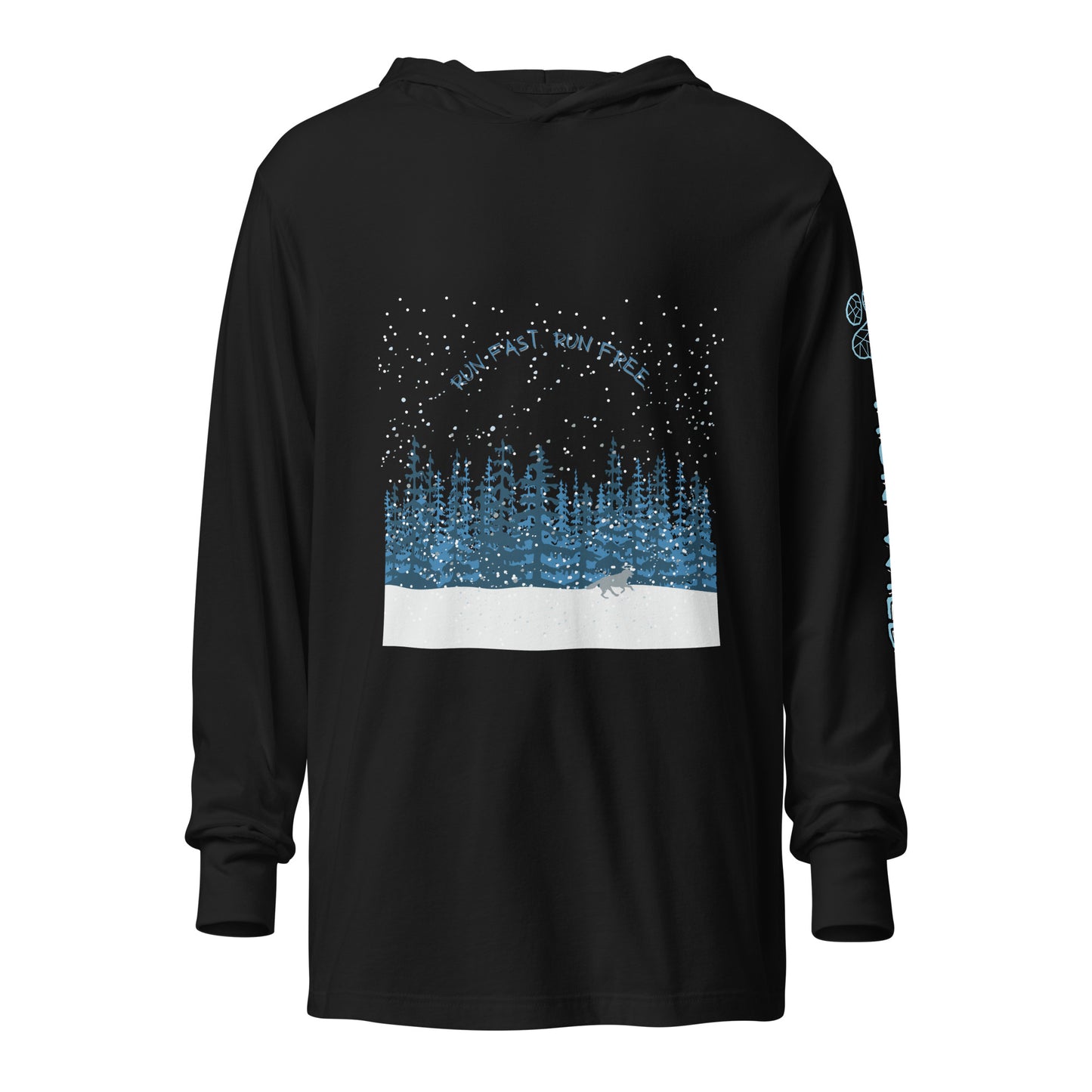Snow Doggo Run Wild Lite Hoodie