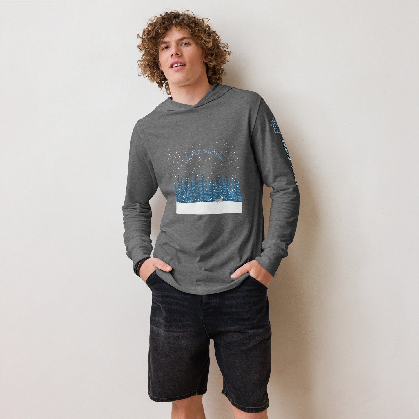 Snow Doggo Run Wild Lite Hoodie