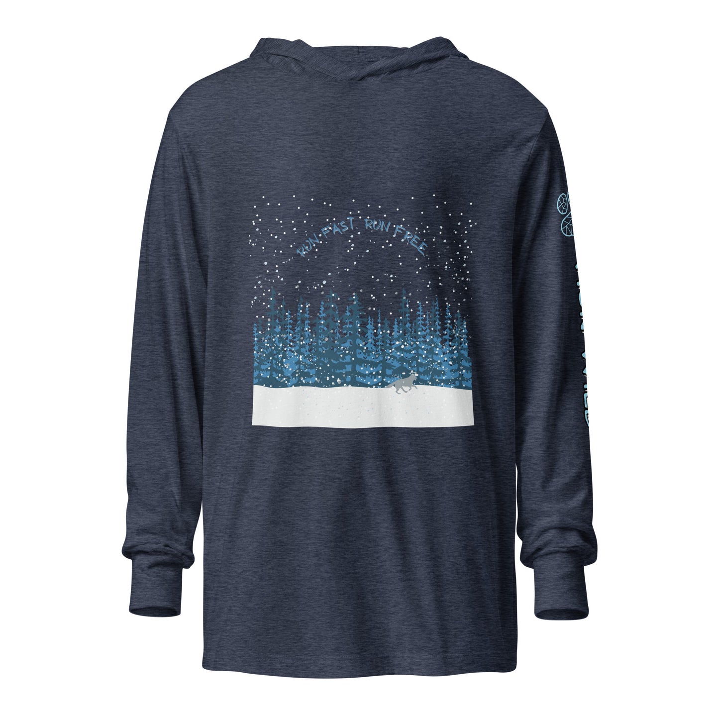 Snow Doggo Run Wild Lite Hoodie