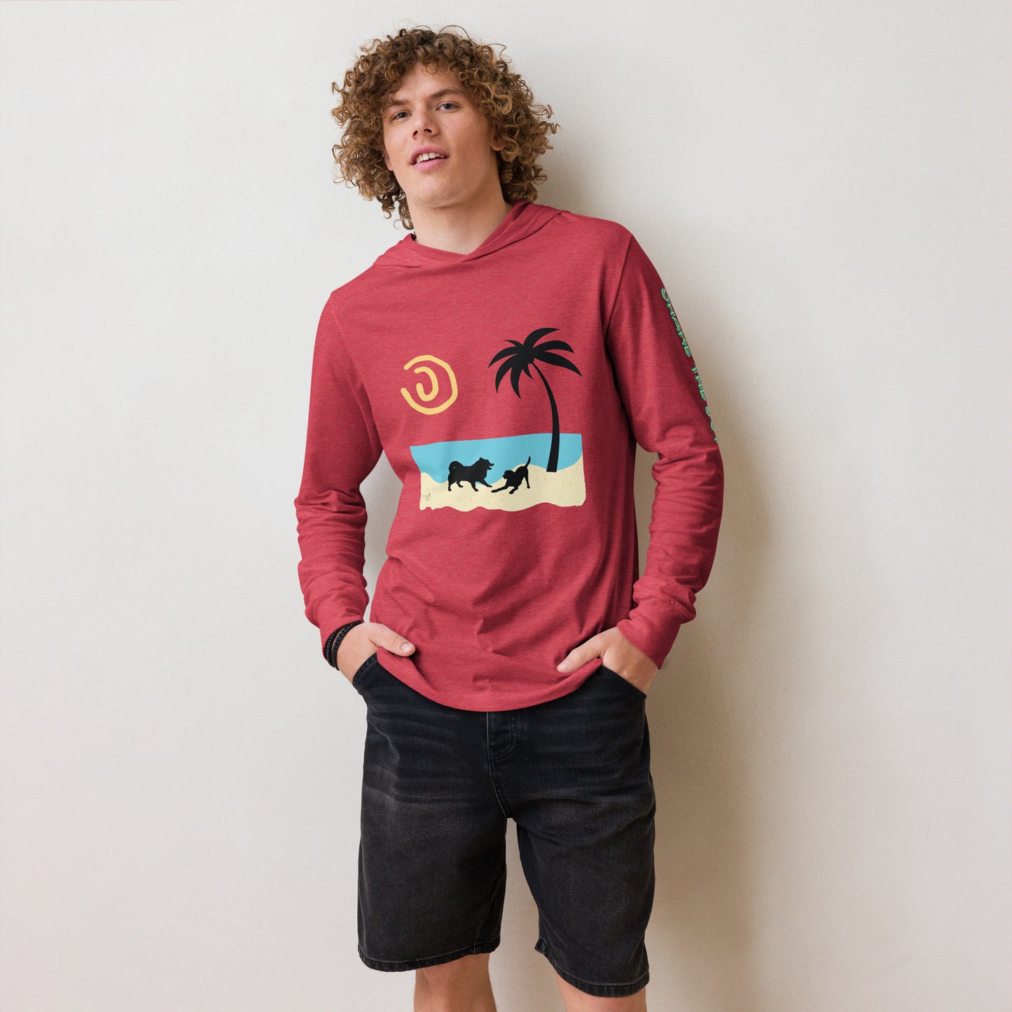 Beach Doggos Lite Hoddie Tee