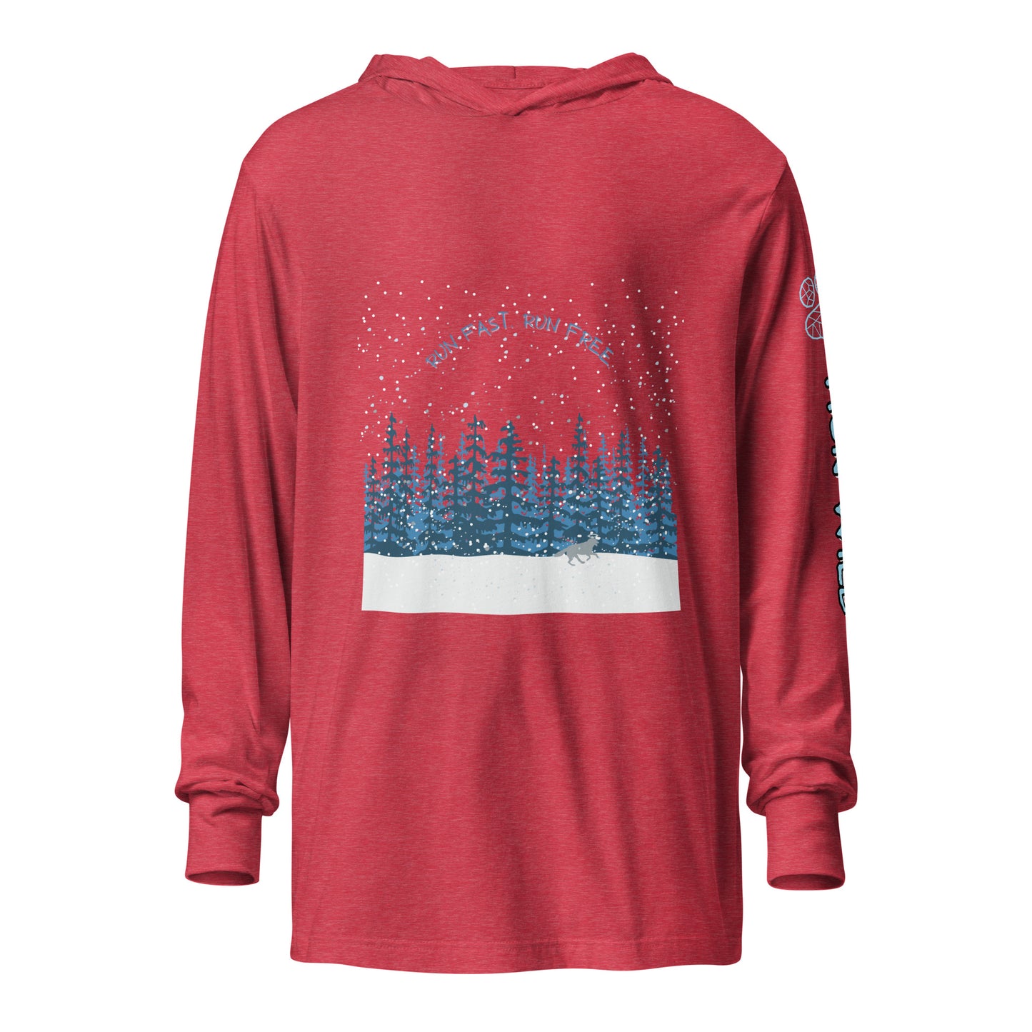 Snow Doggo Run Wild Lite Hoodie