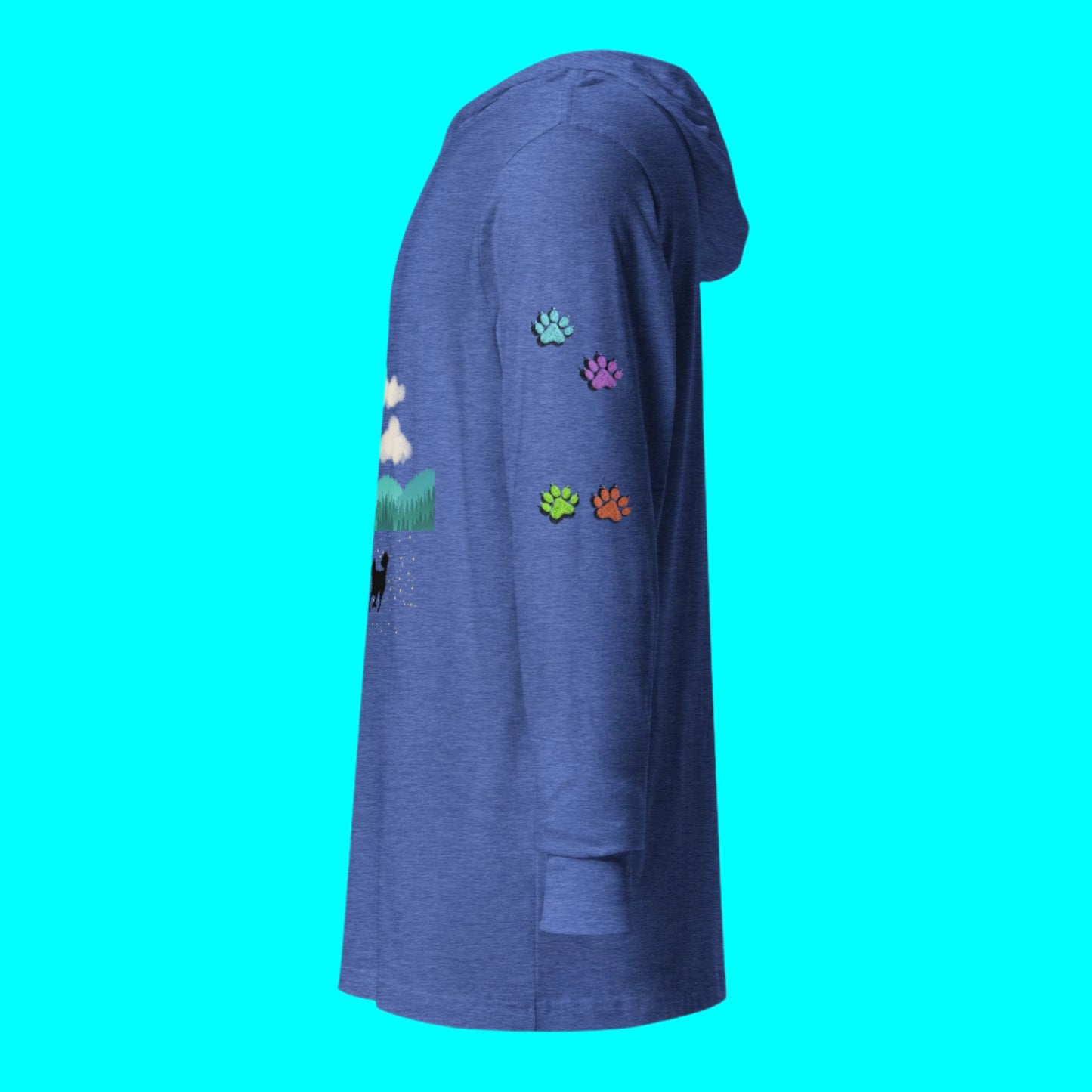 Running Doggos Color Paws Lite Hoodie