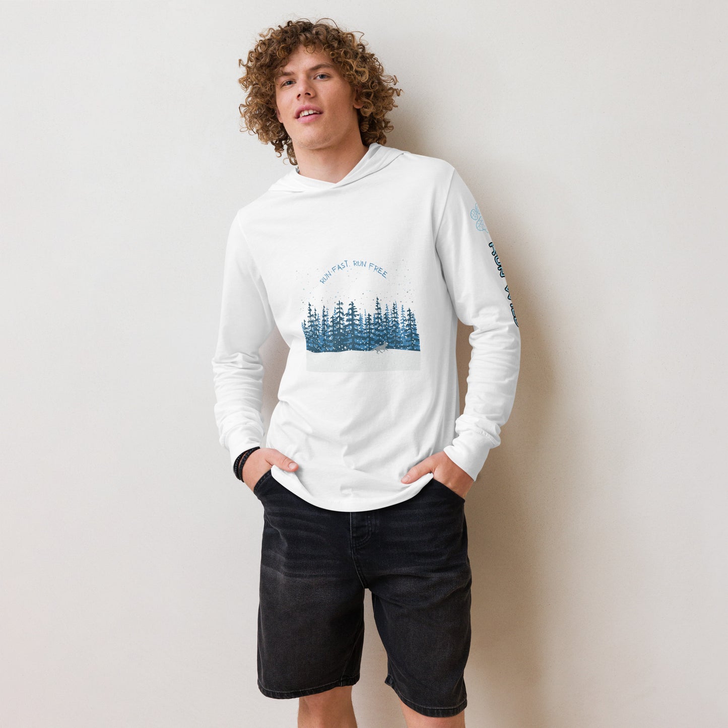 Snow Doggo Run Wild Lite Hoodie