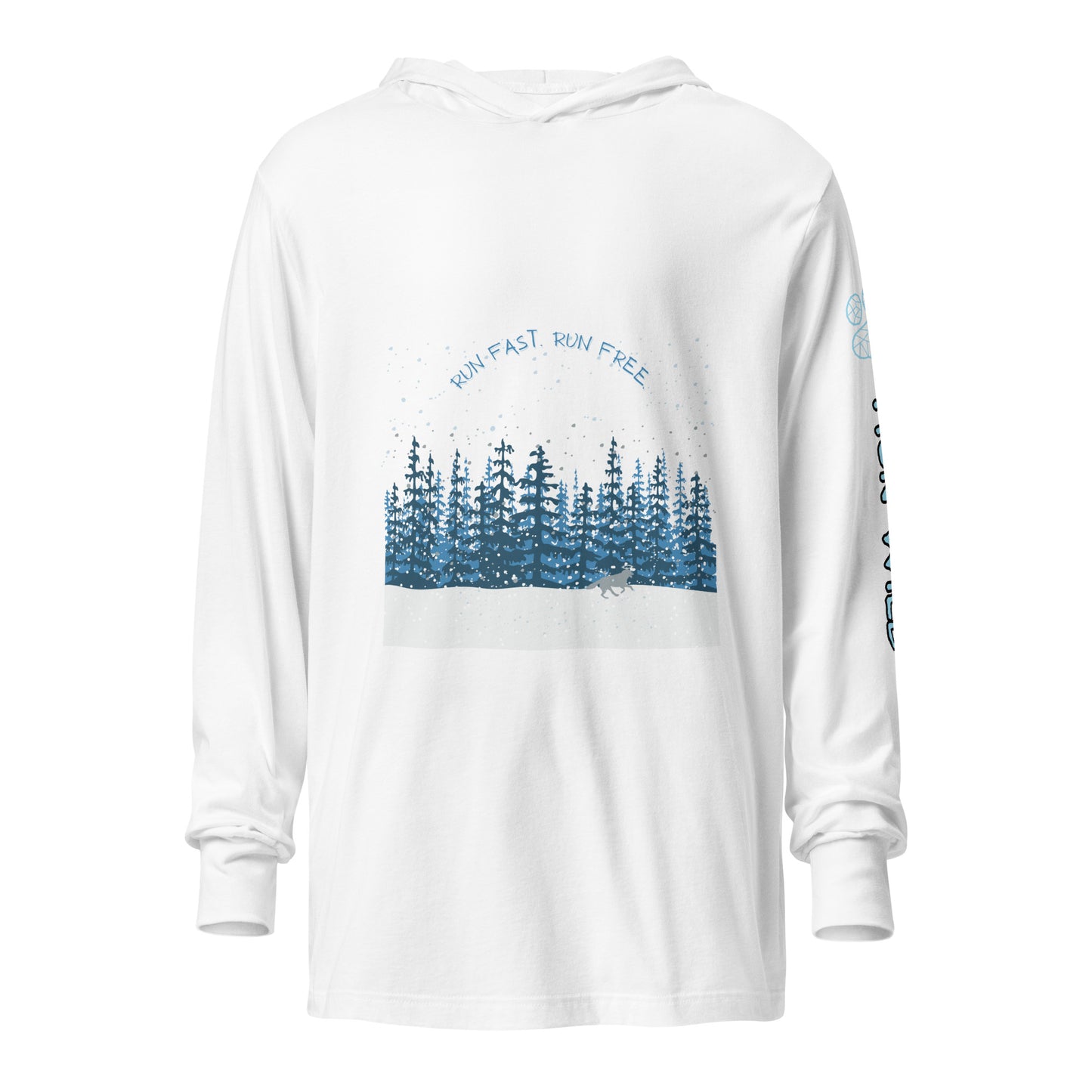Snow Doggo Run Wild Lite Hoodie