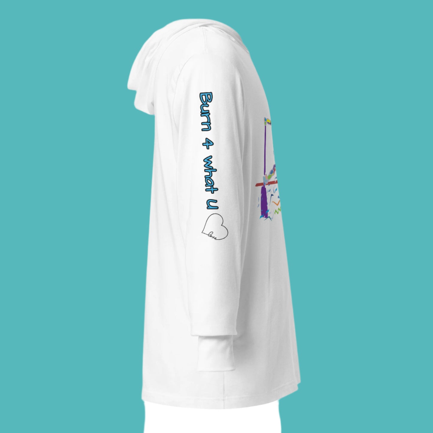 Paddle Hard Long Sleeve Lite Hoodie