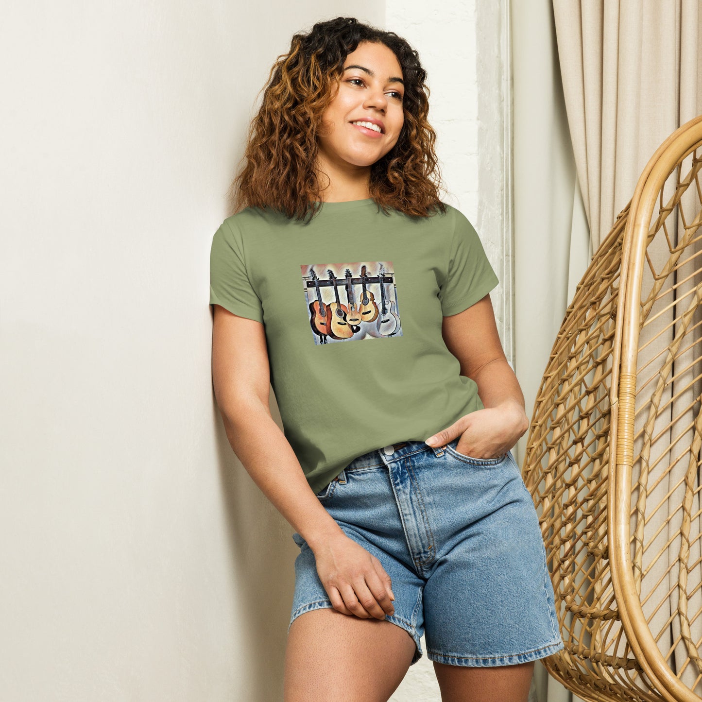 Stringed! Hi-waist Women Tee