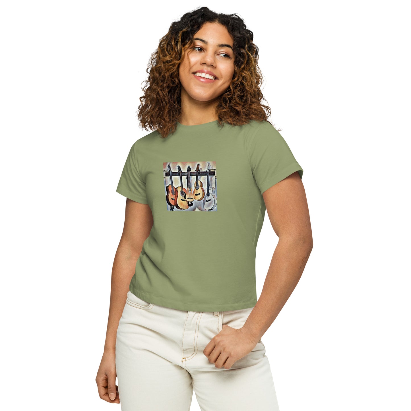 Stringed! Hi-waist Women Tee