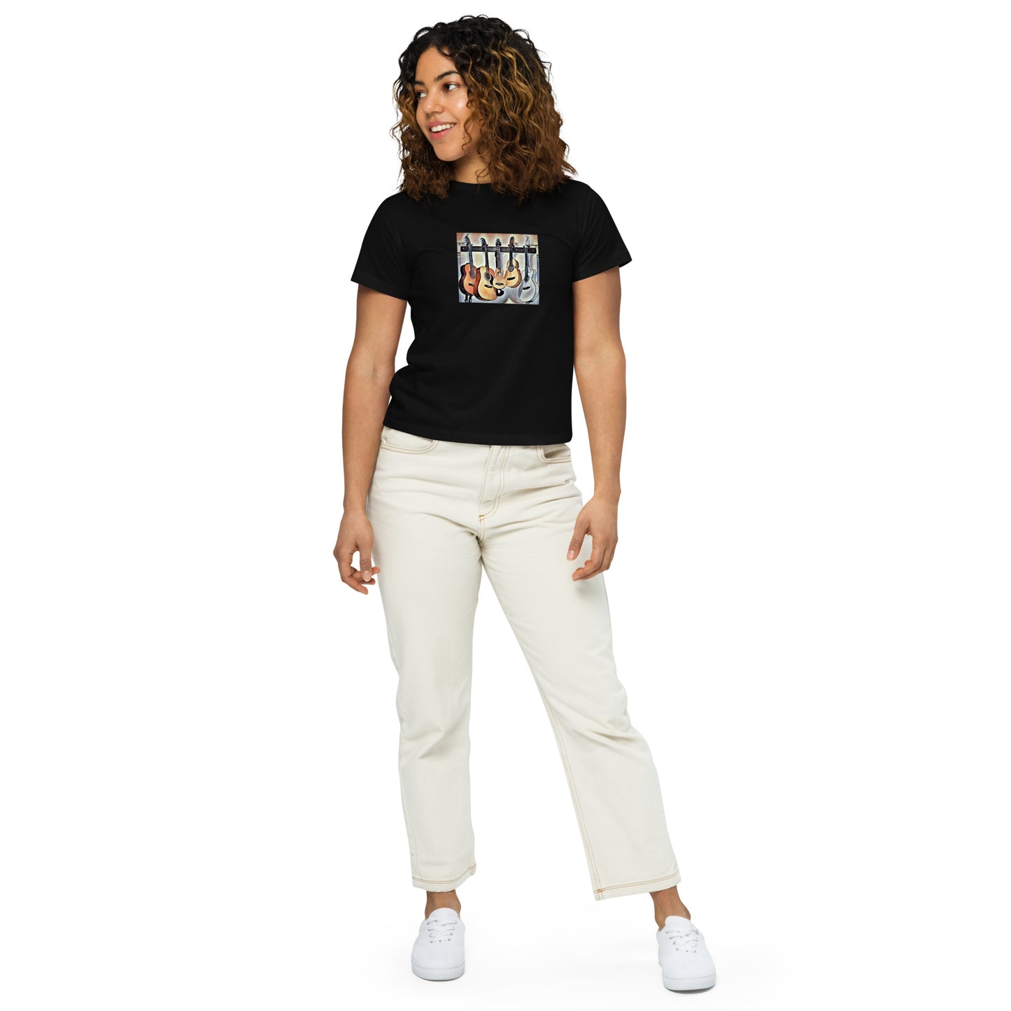 Stringed! Hi-waist Women Tee