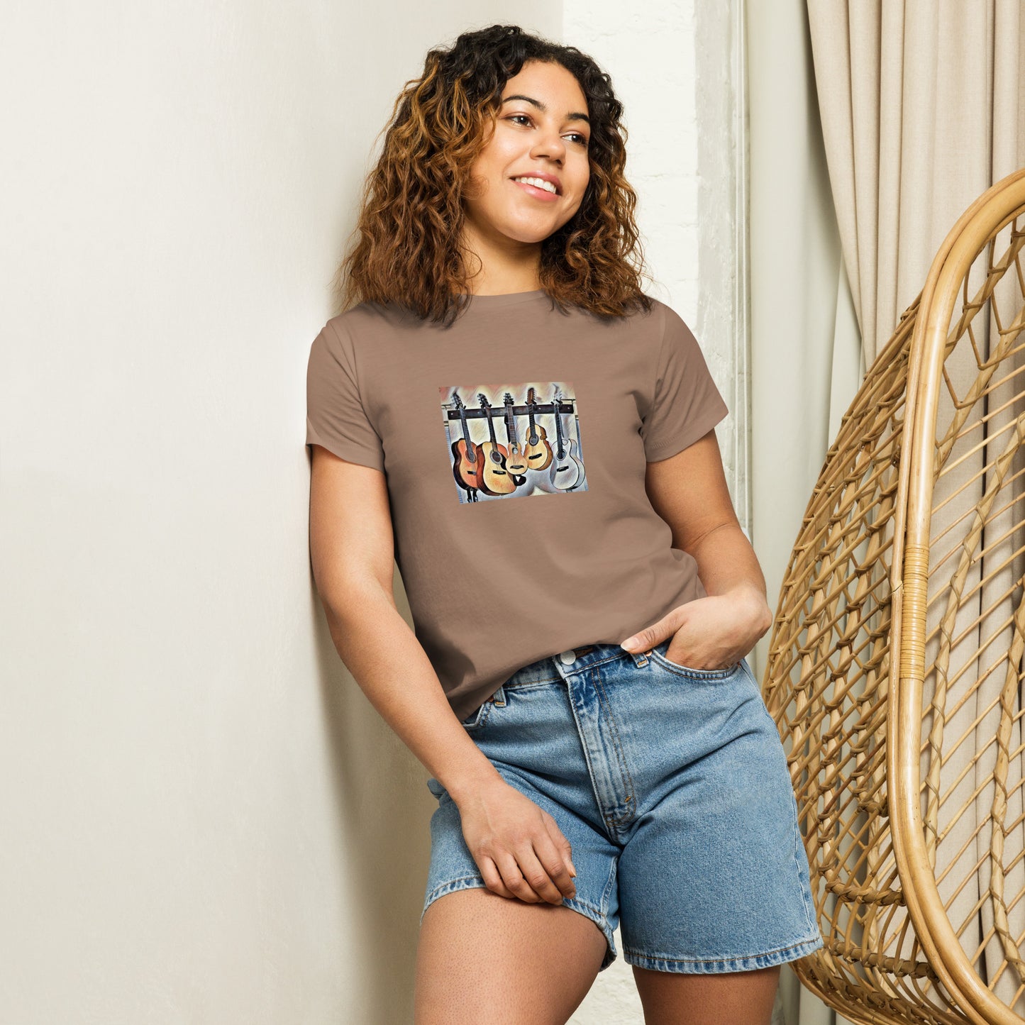 Stringed! Hi-waist Women Tee