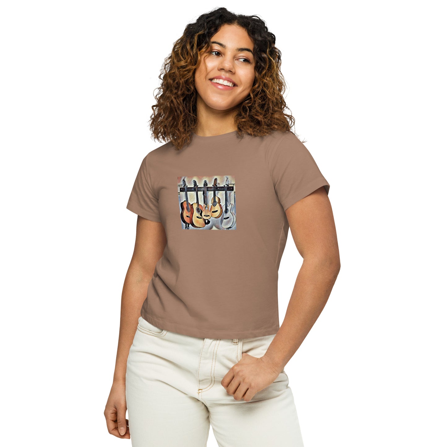 Stringed! Hi-waist Women Tee