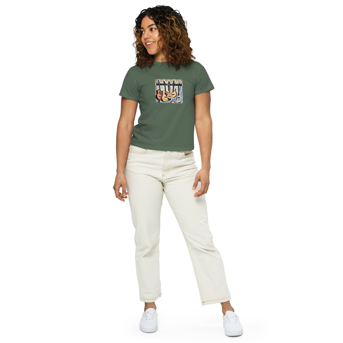 Stringed! Hi-waist Women Tee