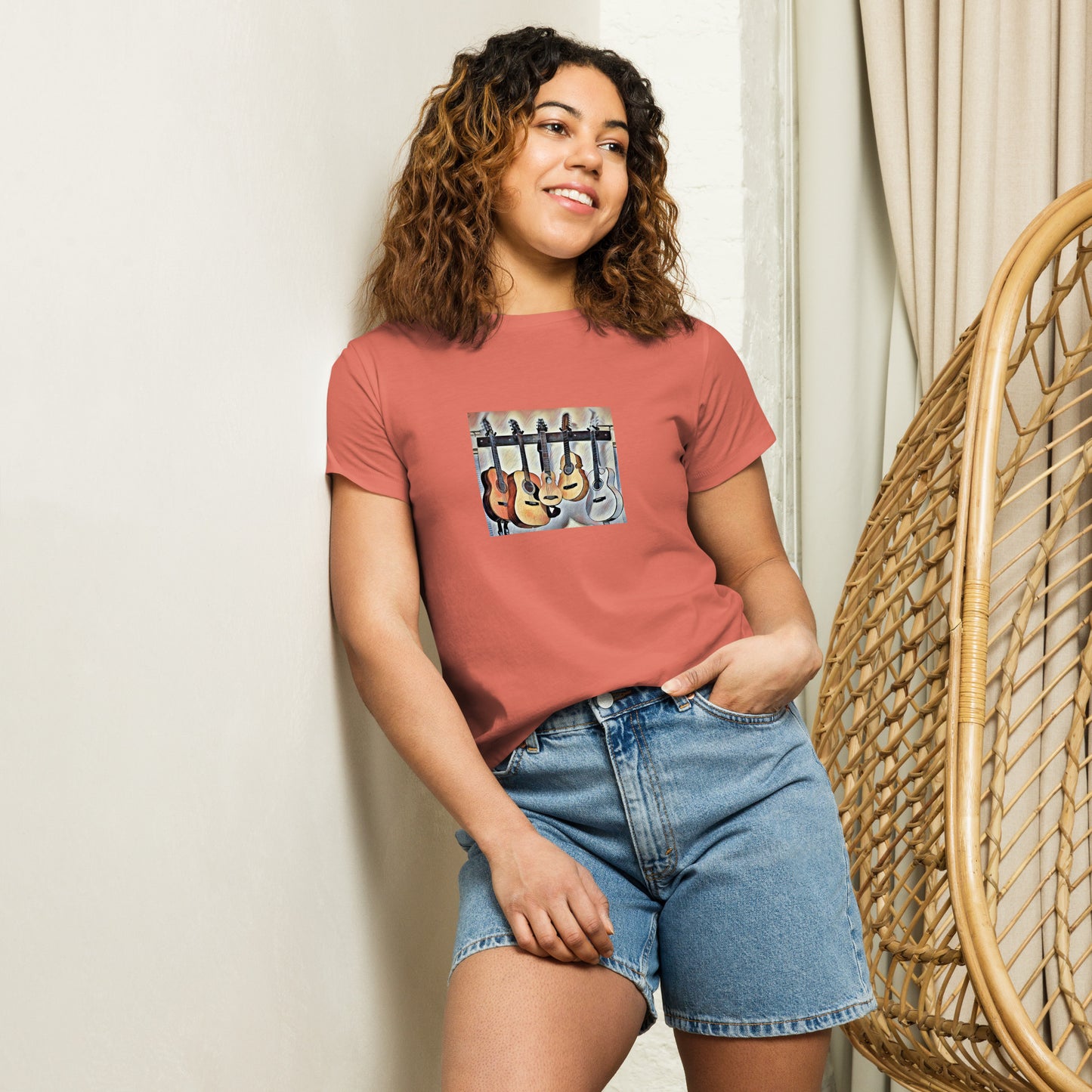 Stringed! Hi-waist Women Tee