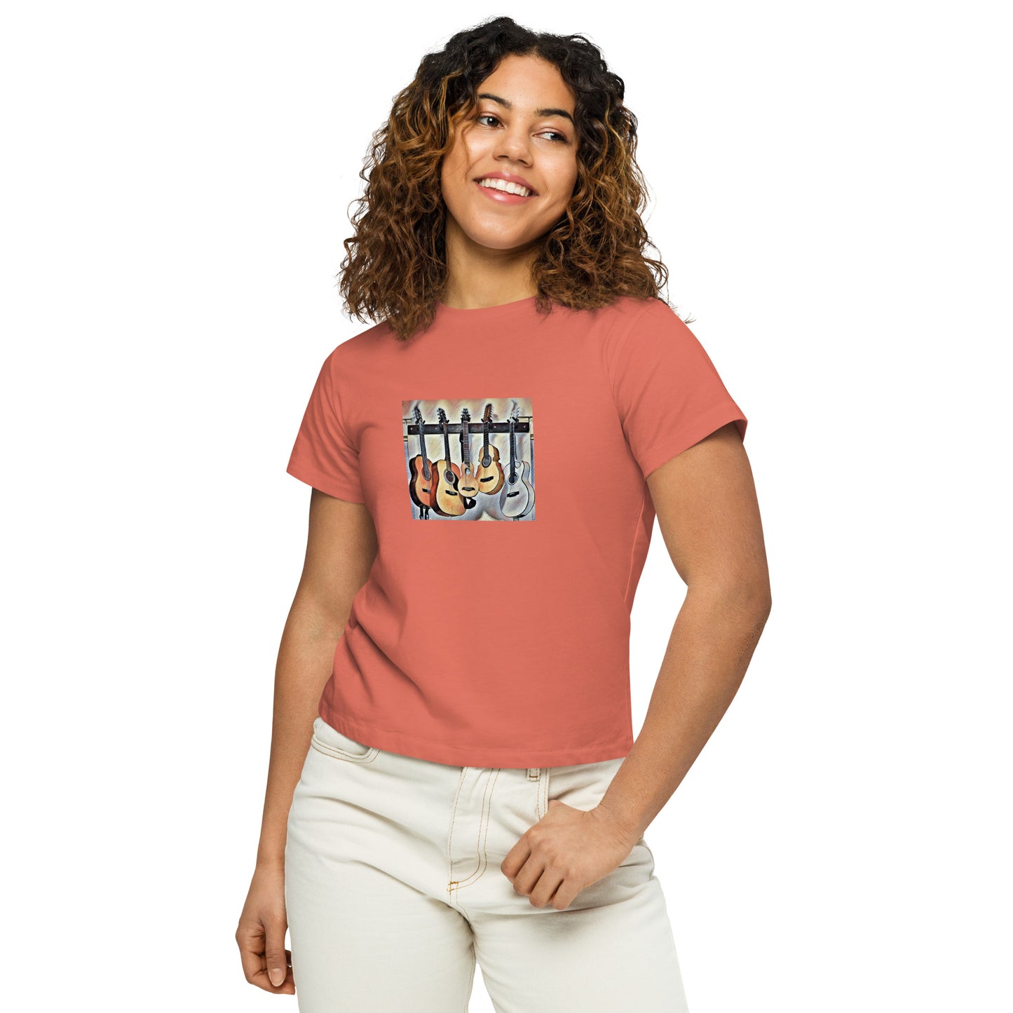 Stringed! Hi-waist Women Tee
