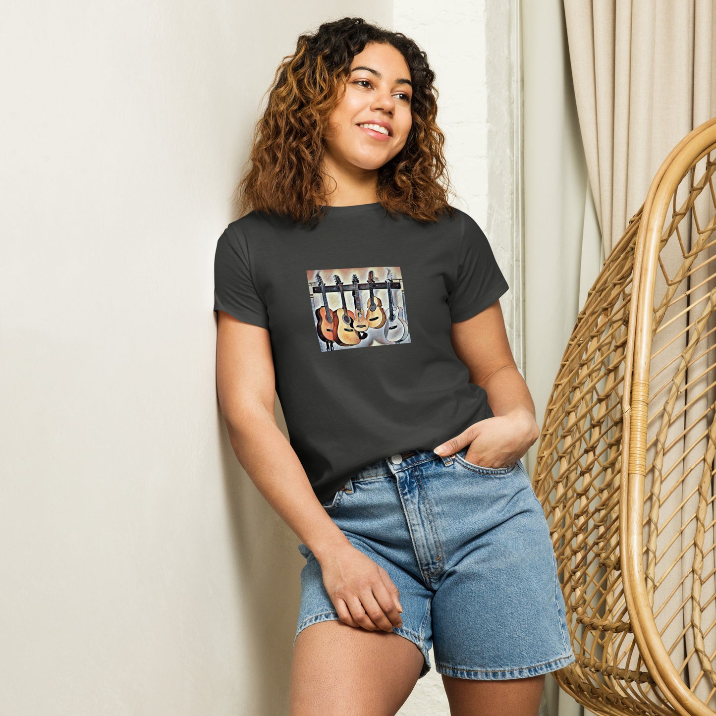 Stringed! Hi-waist Women Tee
