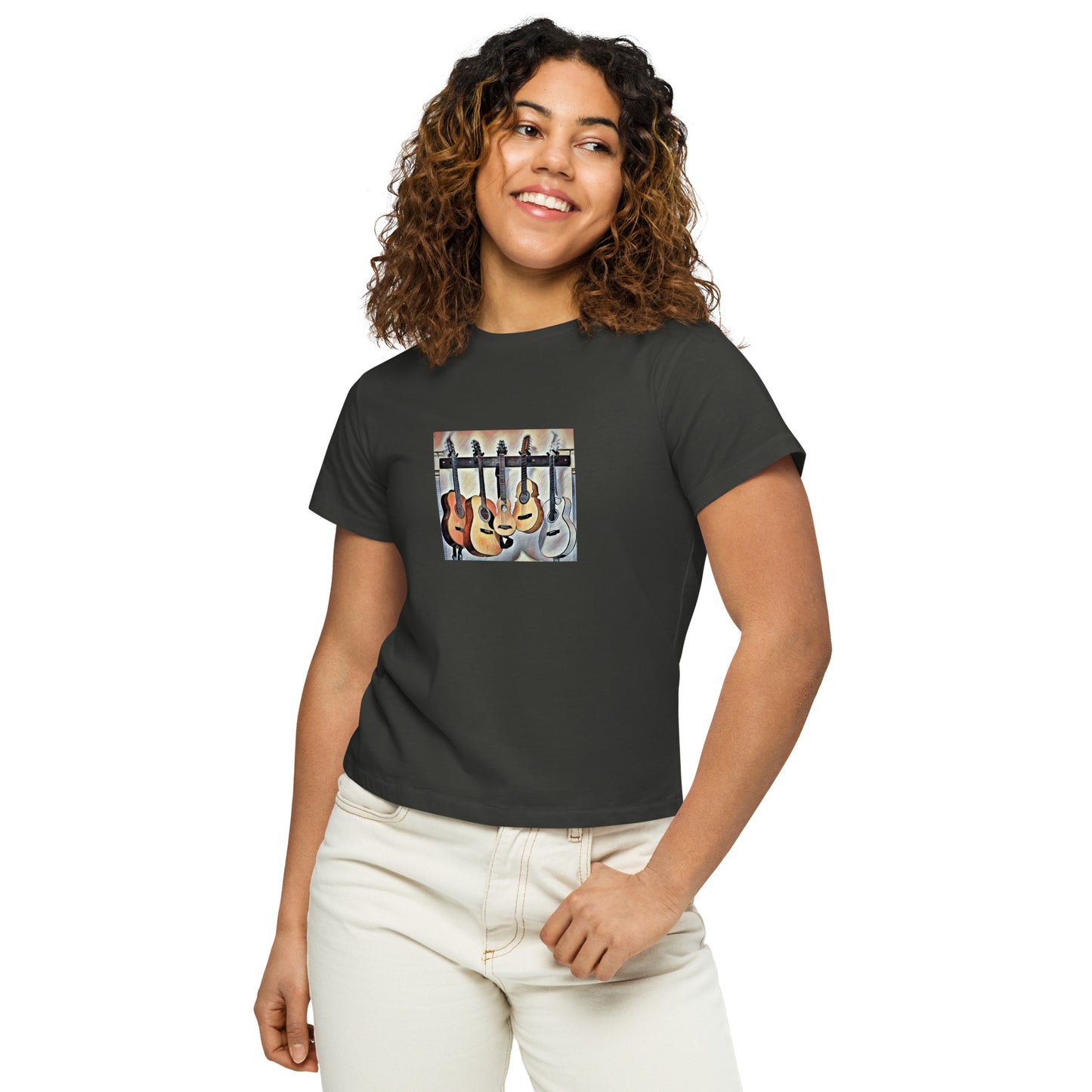 Stringed! Hi-waist Women Tee