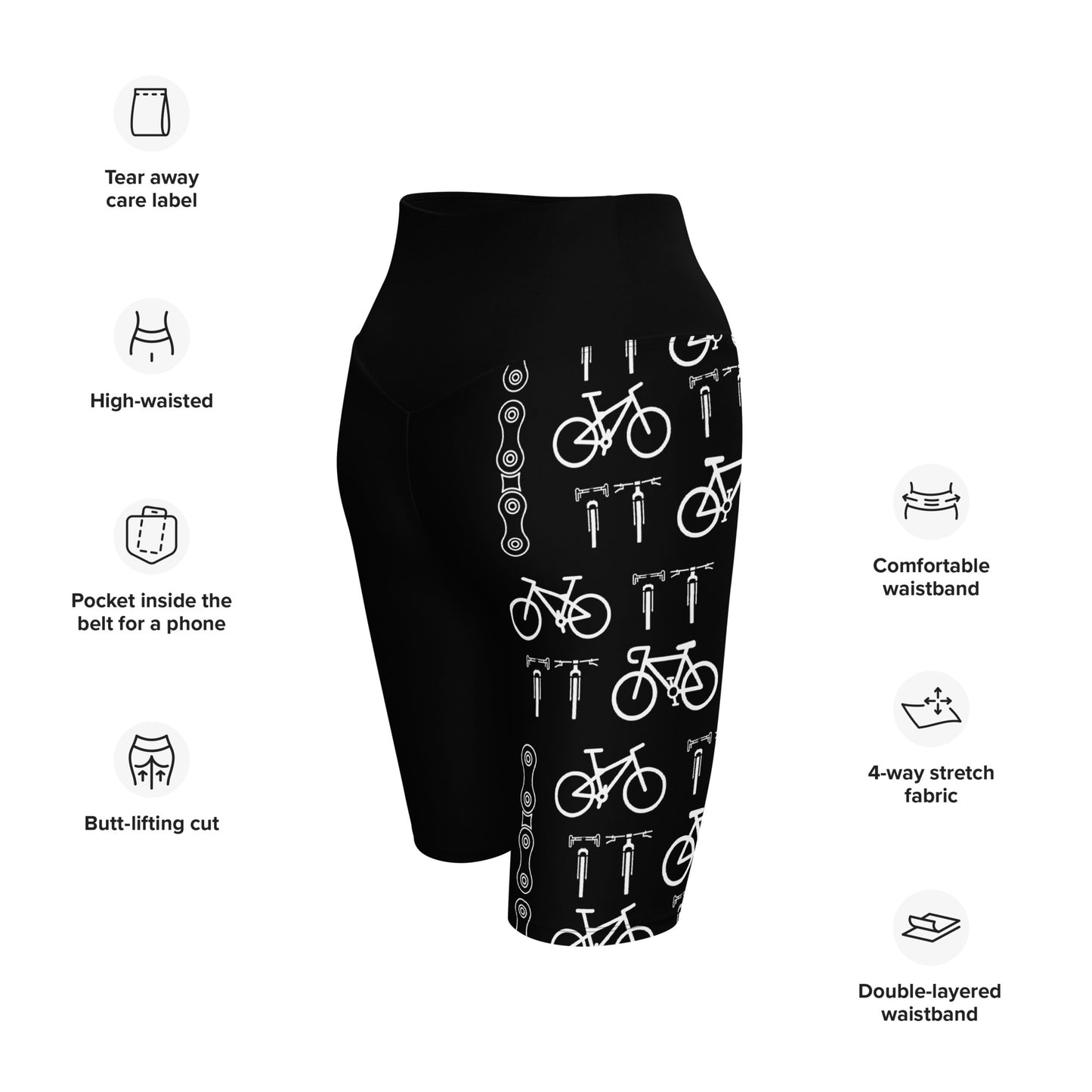 Women Active Shorts Black