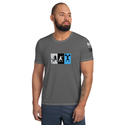 Gym Men's Dark Grey Athletic T-shirt