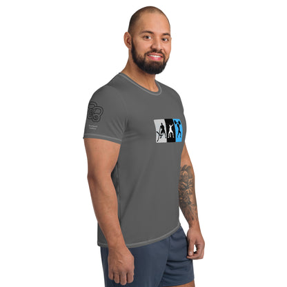 Gym Men's Dark Grey Athletic T-shirt