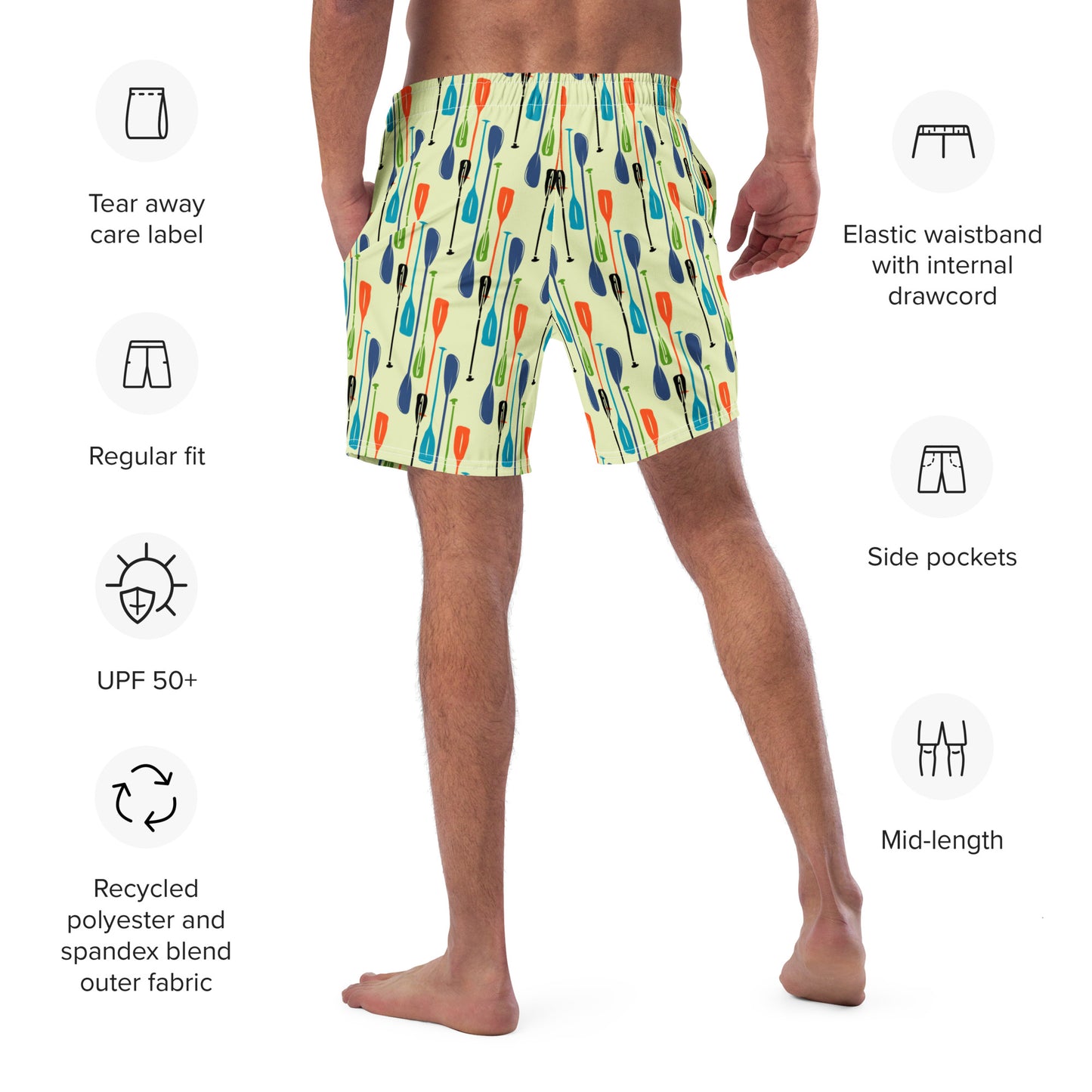 Paddles Men's swim trunks