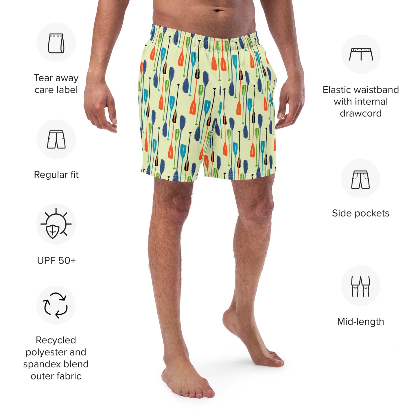 Paddles Men's swim trunks