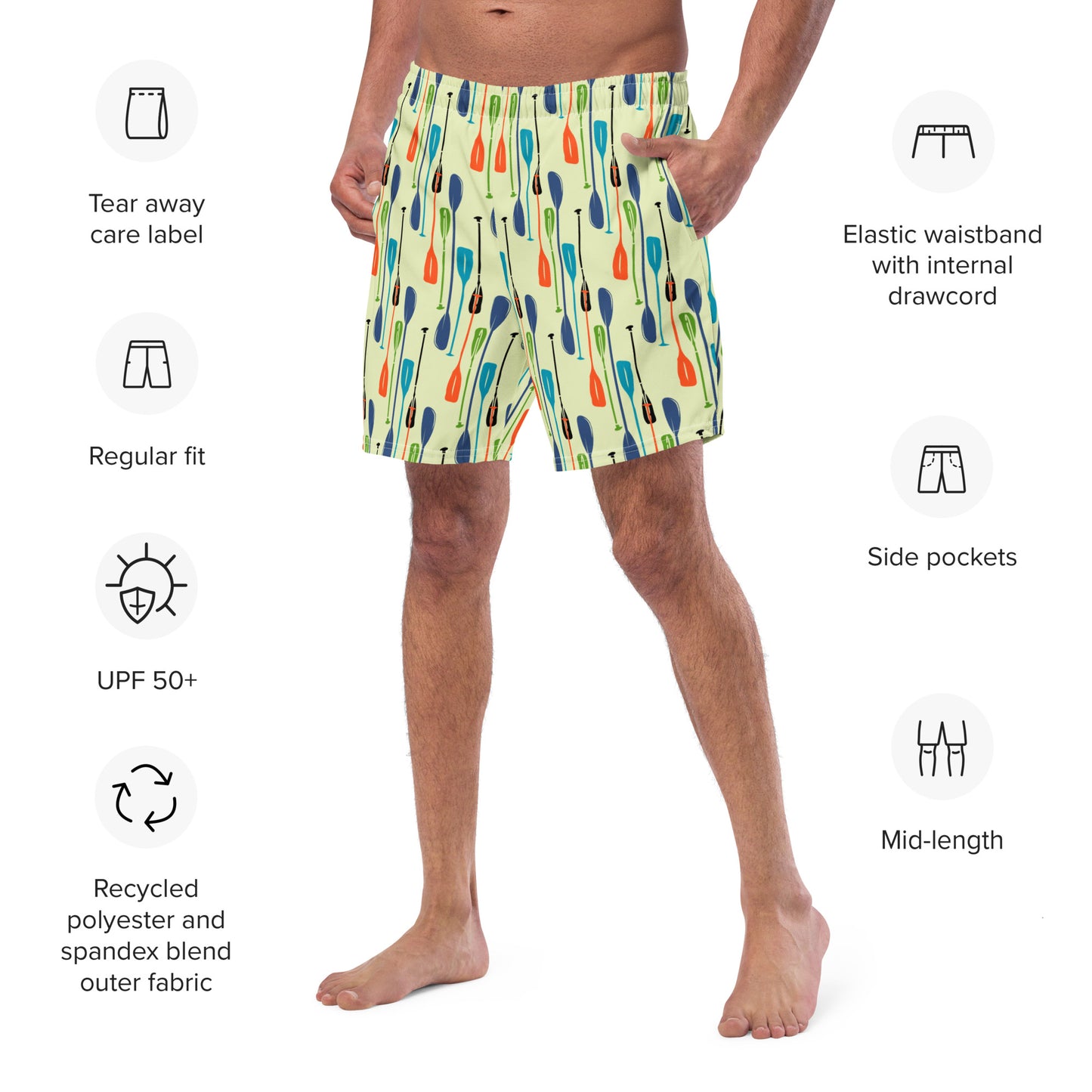 Paddles Men's swim trunks