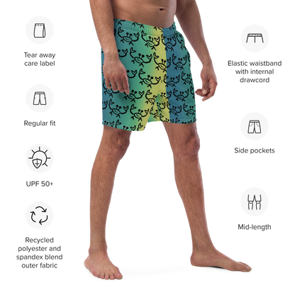 Crabby Mahi Men's swim trunks