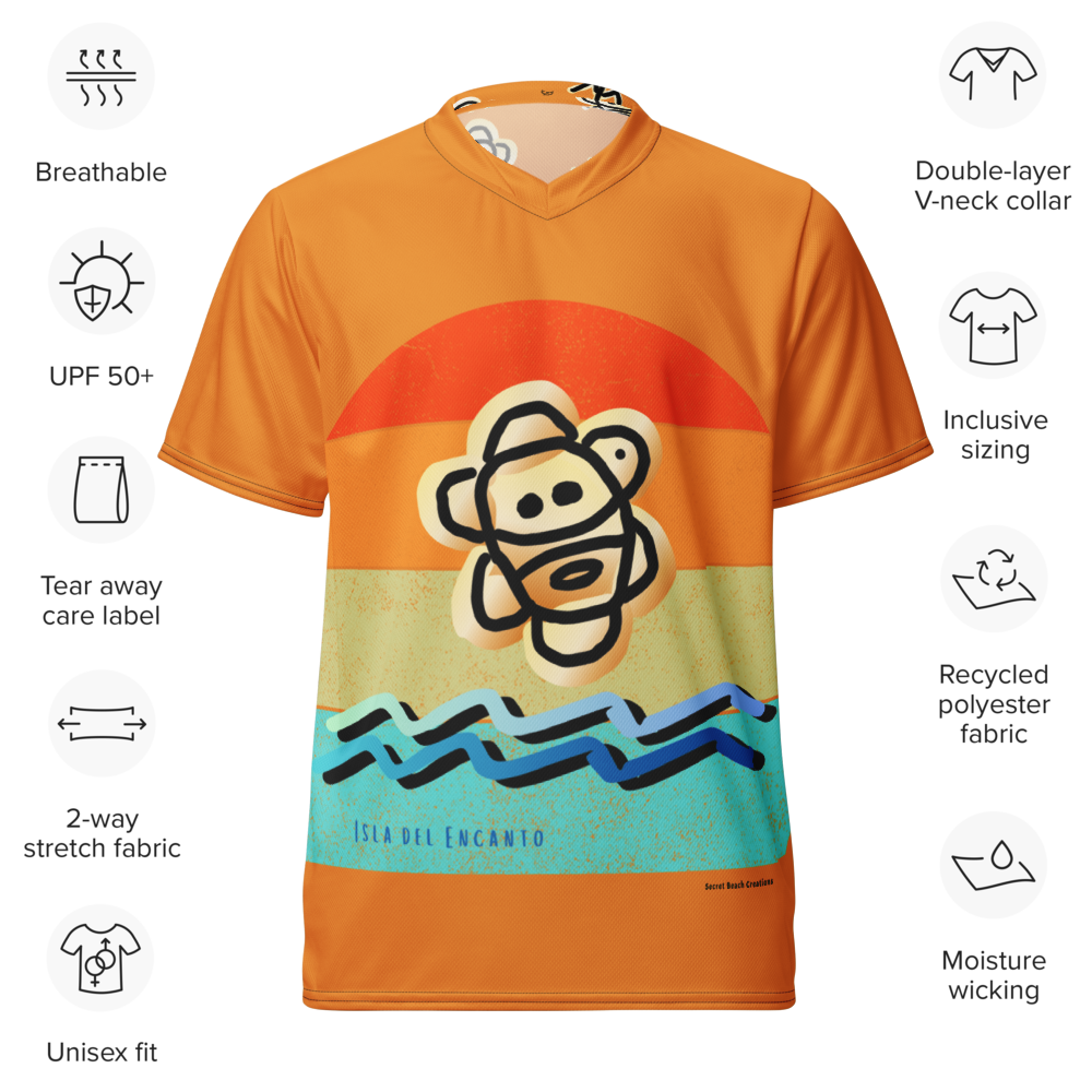 Playa & Sol Taino Active Shirt Orange