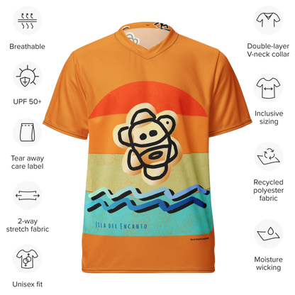 Playa & Sol Taino Active Shirt Orange