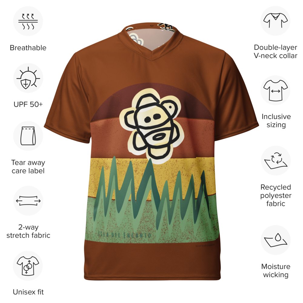 Monte & Sol Taino Active Shirt Cafe