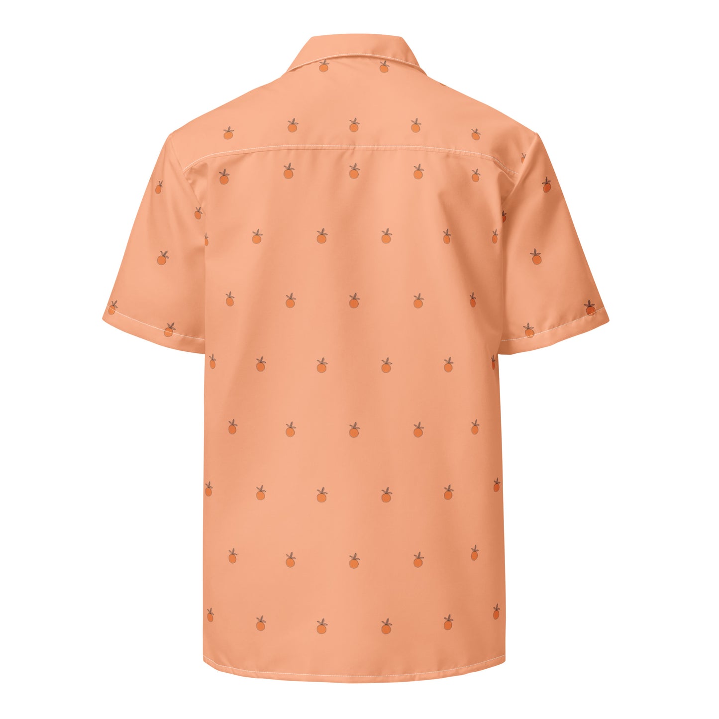 Orange Crush Unisex Button Shirt