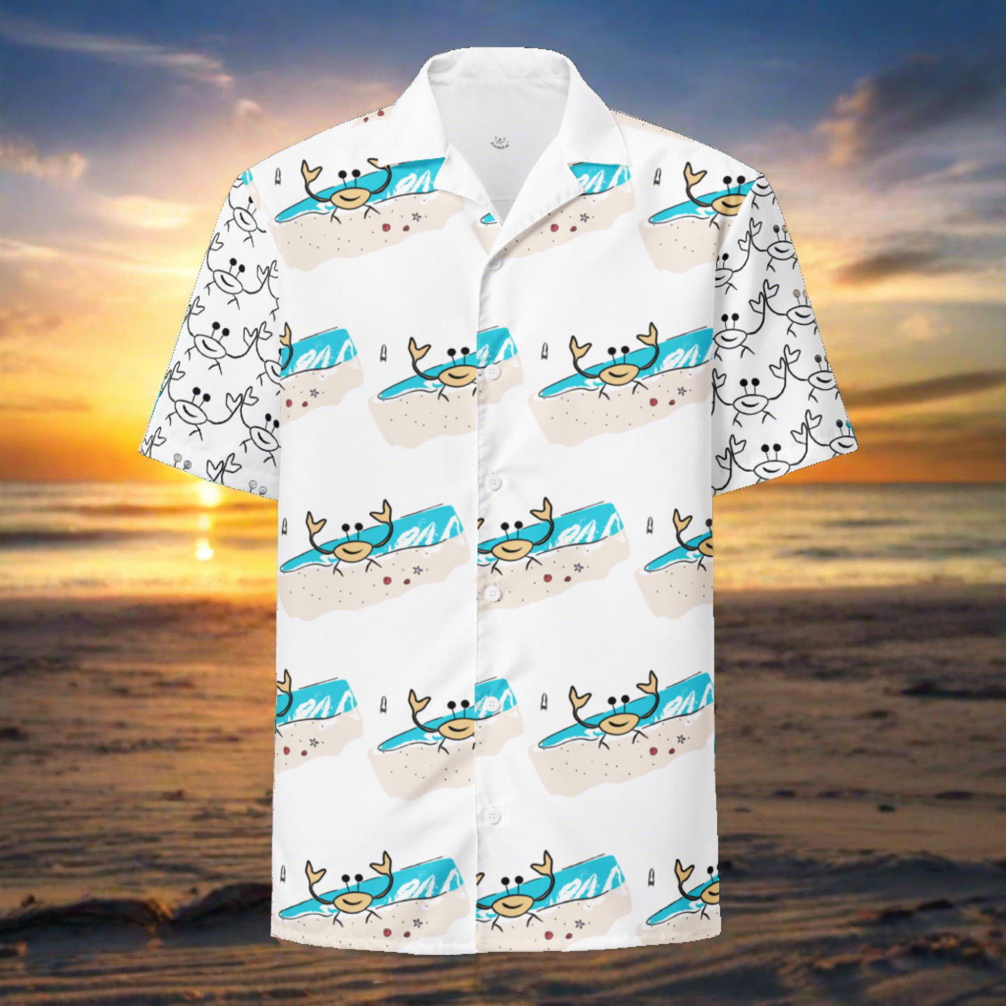 Crabby Button Shirt Unisex